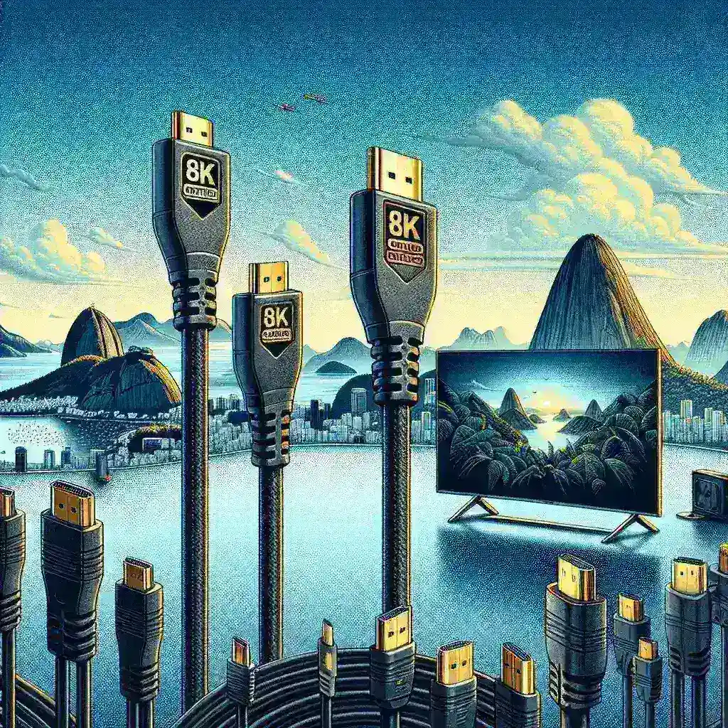 Cabos HDMI 8K Certificados Disponíveis no Mercado Brasileiro